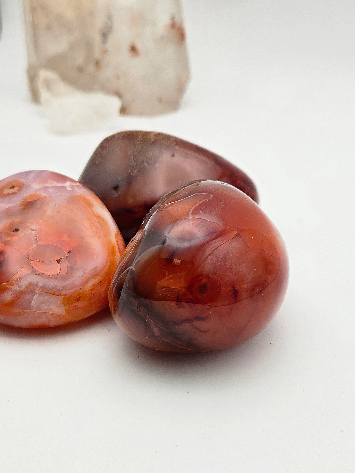 Carnelian Palm Stone