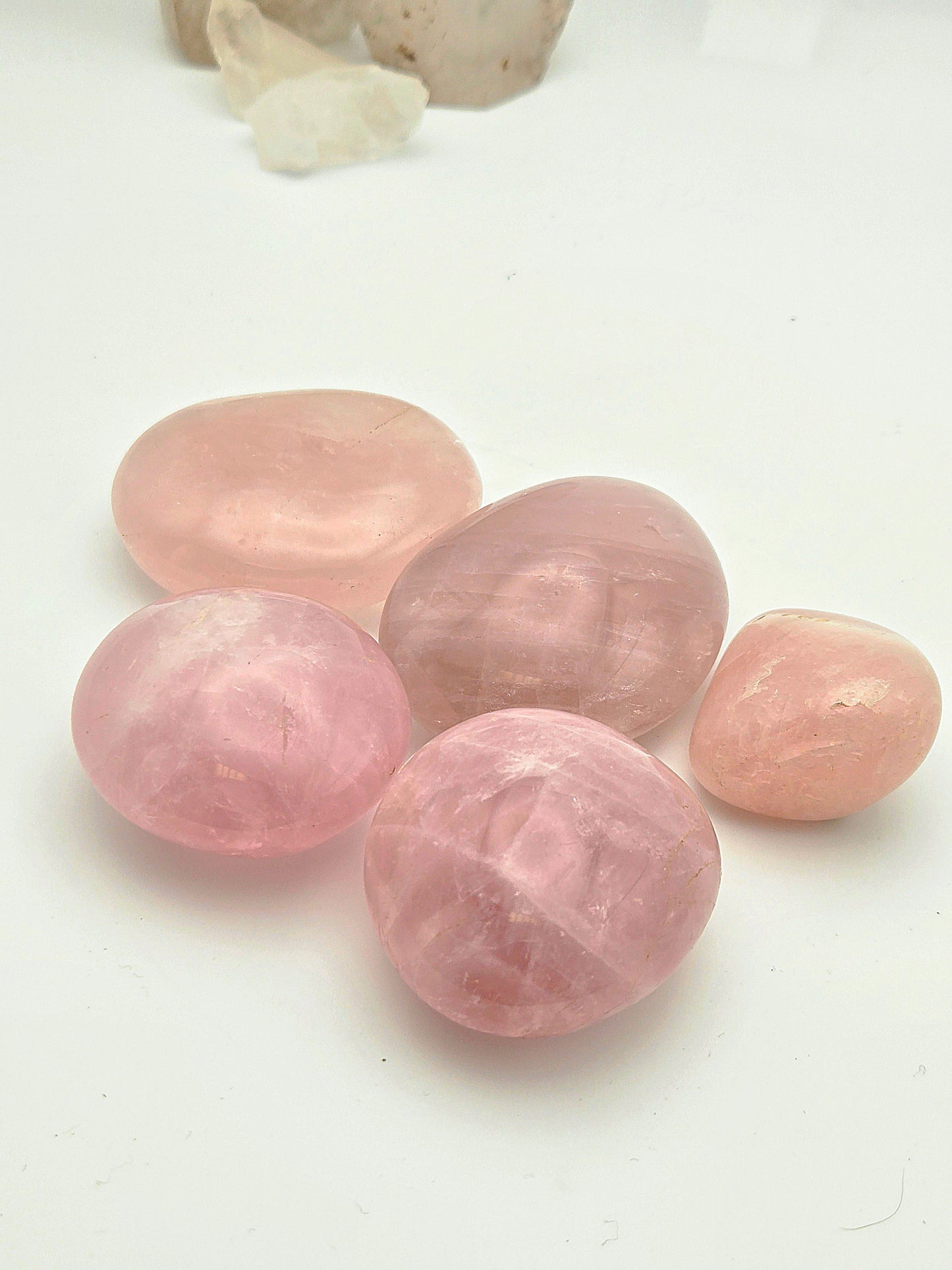 Rose Quartz Palm Stones