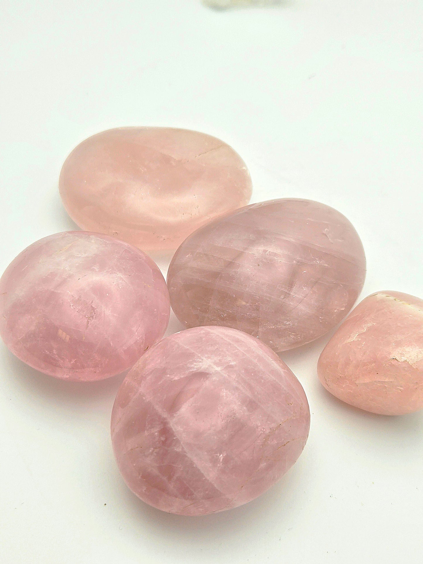 Rose Quartz Palm Stones