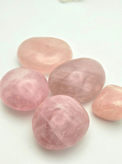 Rose Quartz Palm Stones