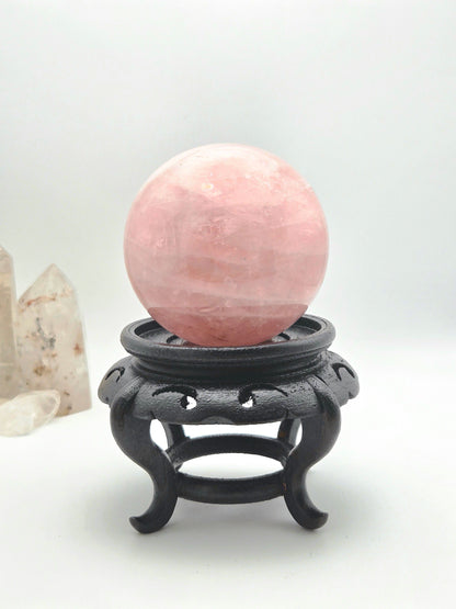 Rose Quartz Sphere (12oz)