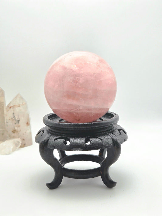 Rose Quartz Sphere (12oz)