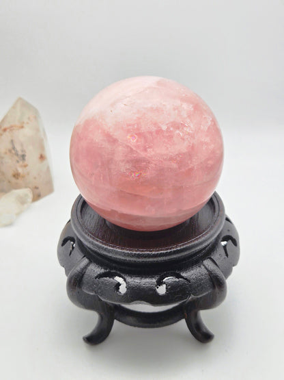 Rose Quartz Sphere (12oz)