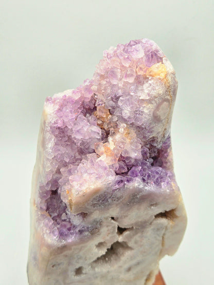 Amethyst Druzy with Stand (3.8lb / 8 Inch)