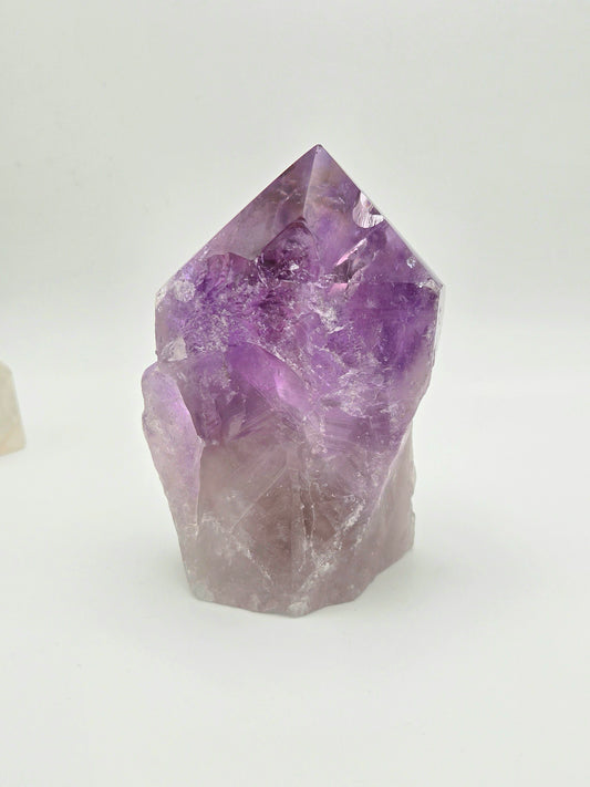 Amethyst Crystal Point (4 inch / 9oz)