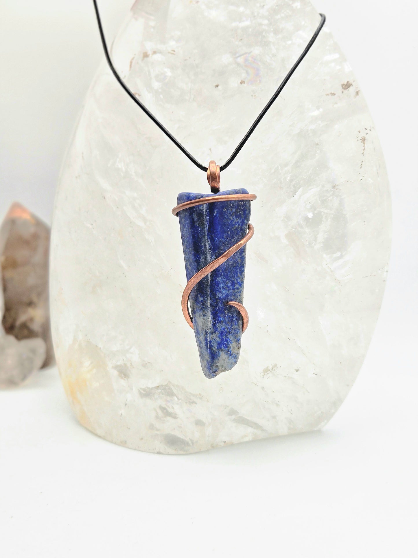 Lapis & Copper Pendant