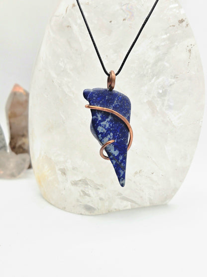 Lapis & Copper Pendant