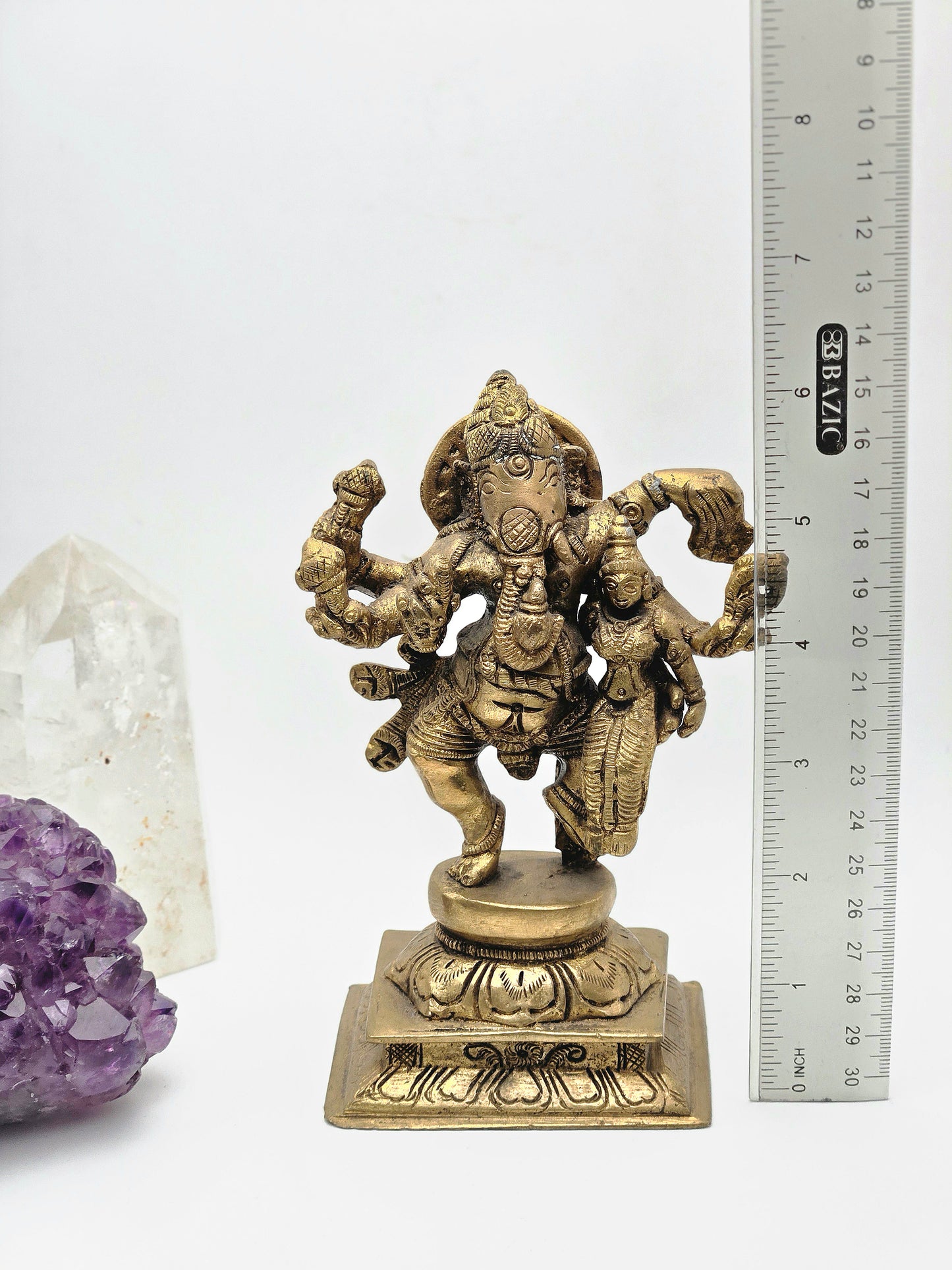 Brass Ganesha Dancing (5.75 inch)