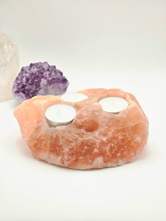 Himalayan Salt Rock Tealight Holder