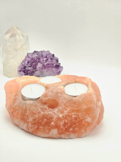 Himalayan Salt Rock Tealight Holder